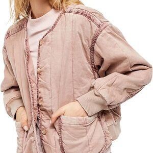 Free People We the Free Mixed Signals Liner Jacket